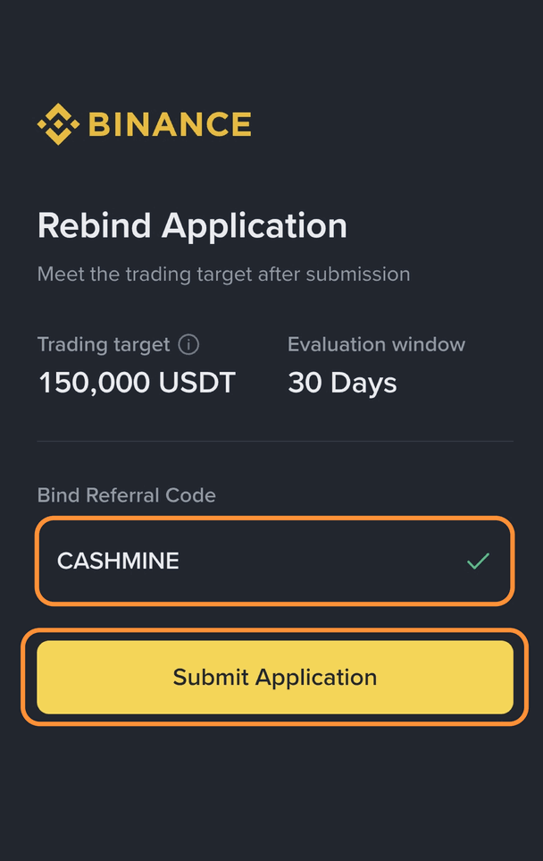 Enter the code and submit